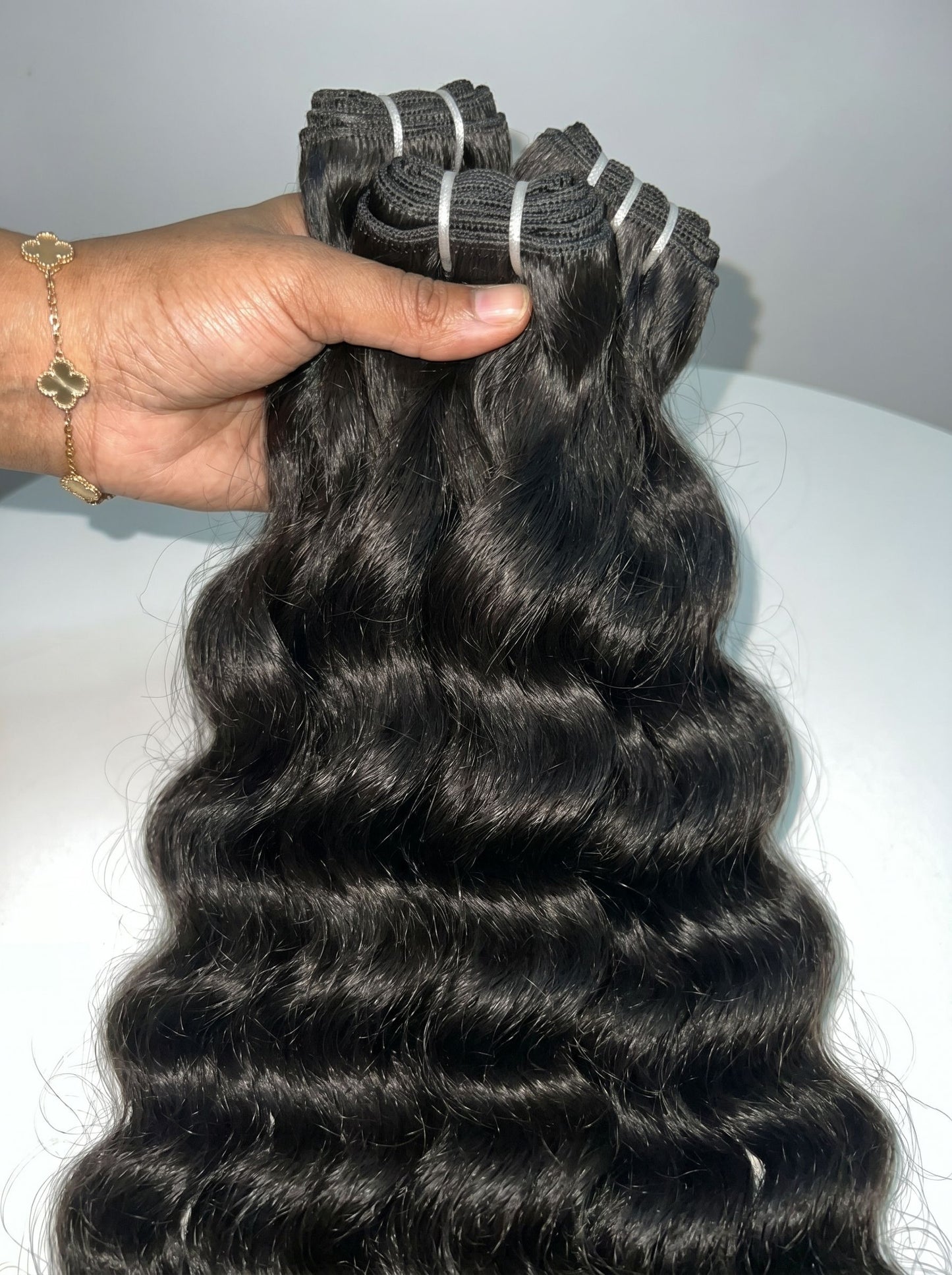 Raw Indian Curly Bundles