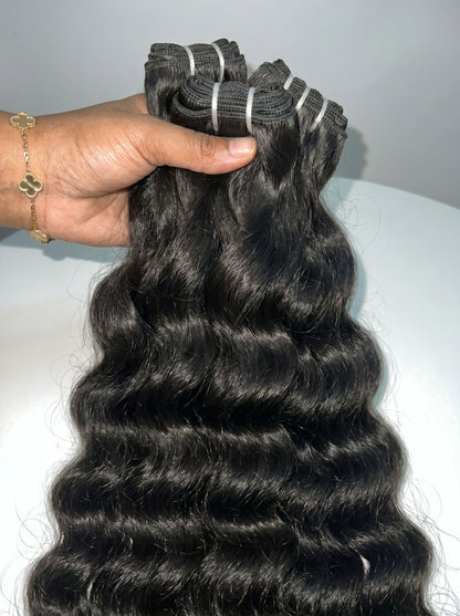 Raw Indian Curly Bundles