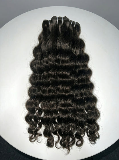 Raw Indian Curly Bundles